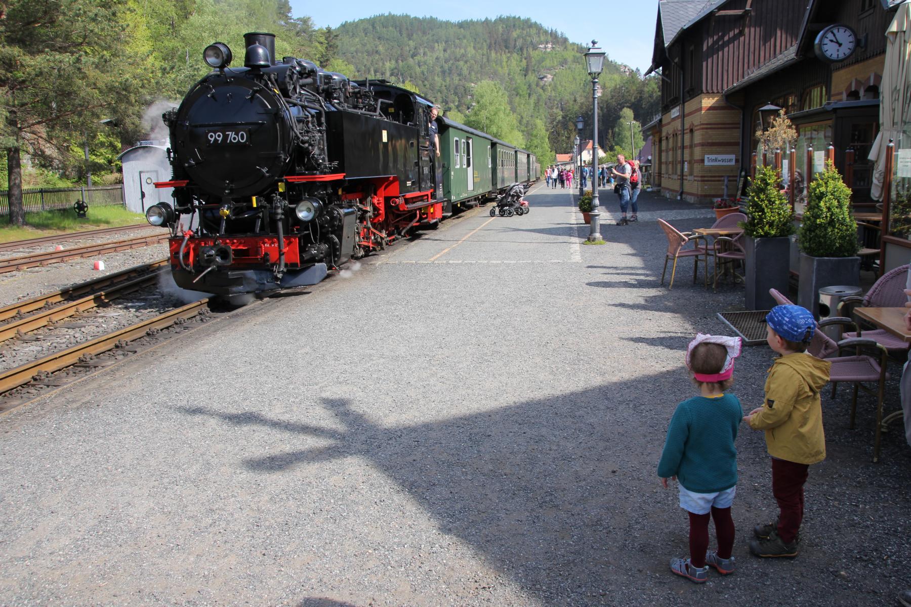 Historischer Bahnhof im Kurort Oybin